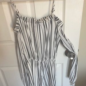 Striped romper